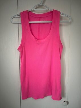 aerie |  Ribbed Tank Top in Hot Pink